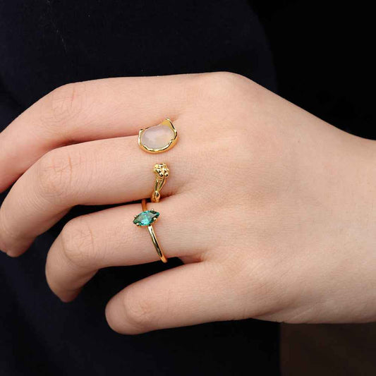 AMELIE CRYSTAL CHARM RING