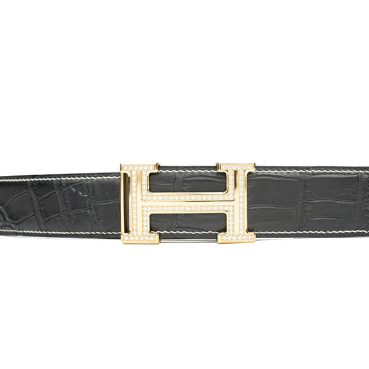 Handcrafted Alligator Leather Belts DVG59