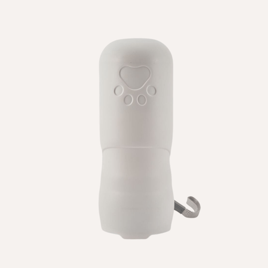 Travel Dog Water Bottle with Treat Holder – Leakproof & BPA-Free 350mL - Lolomo!