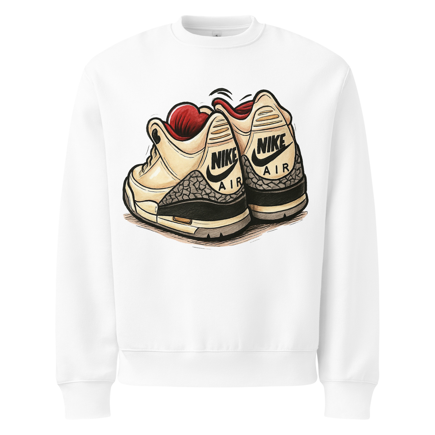 Sole Providerz™ "Vintage" AJ 3 Oversized Heavyweight Sweatshirt