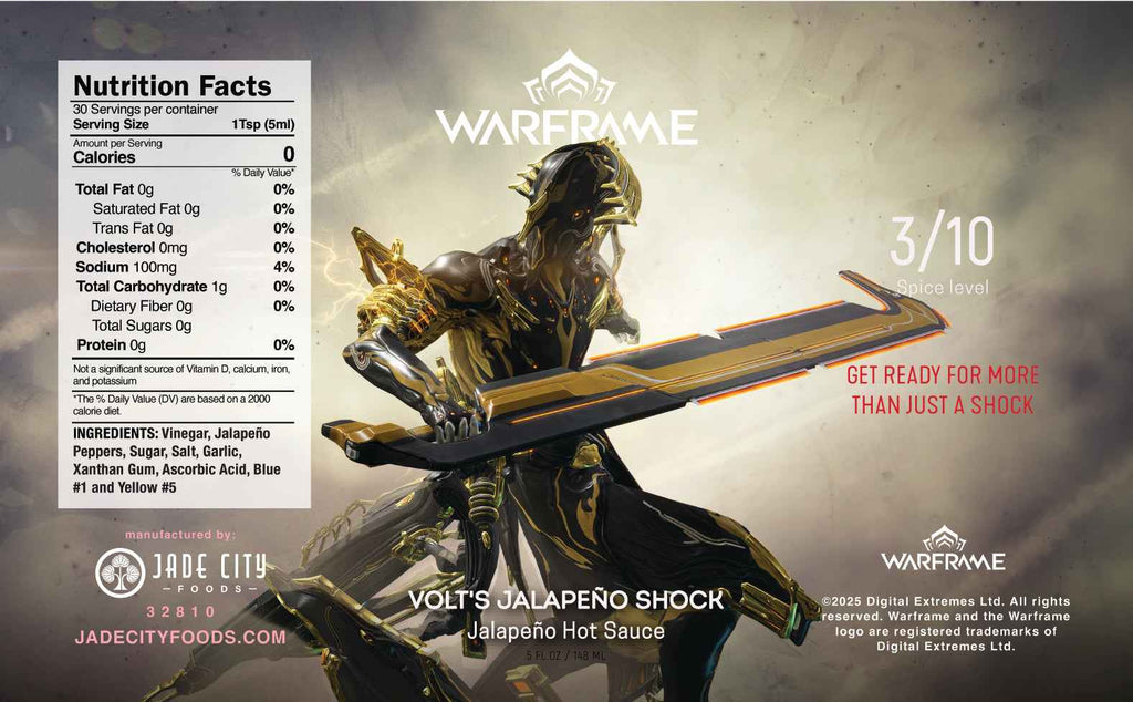 Warframe Hot Sauce 5-Pack