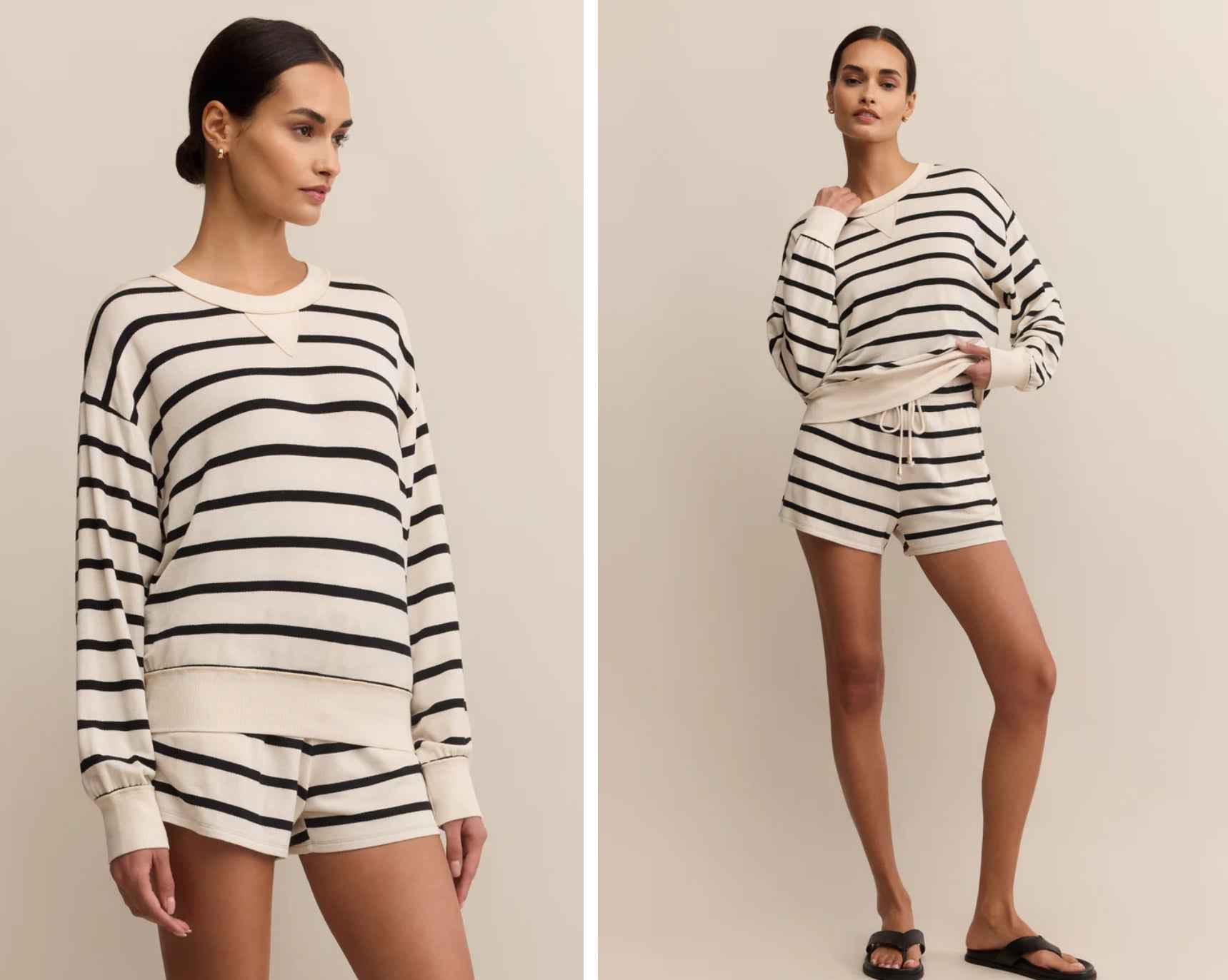 Z Supply - Stand Out Striped Modal Sweatshirt