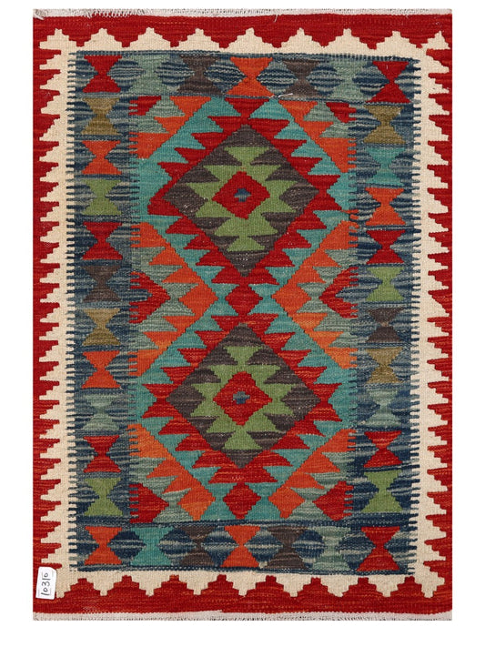 Maimana Afghanistan Kilim Rug - 118 x 81 cm