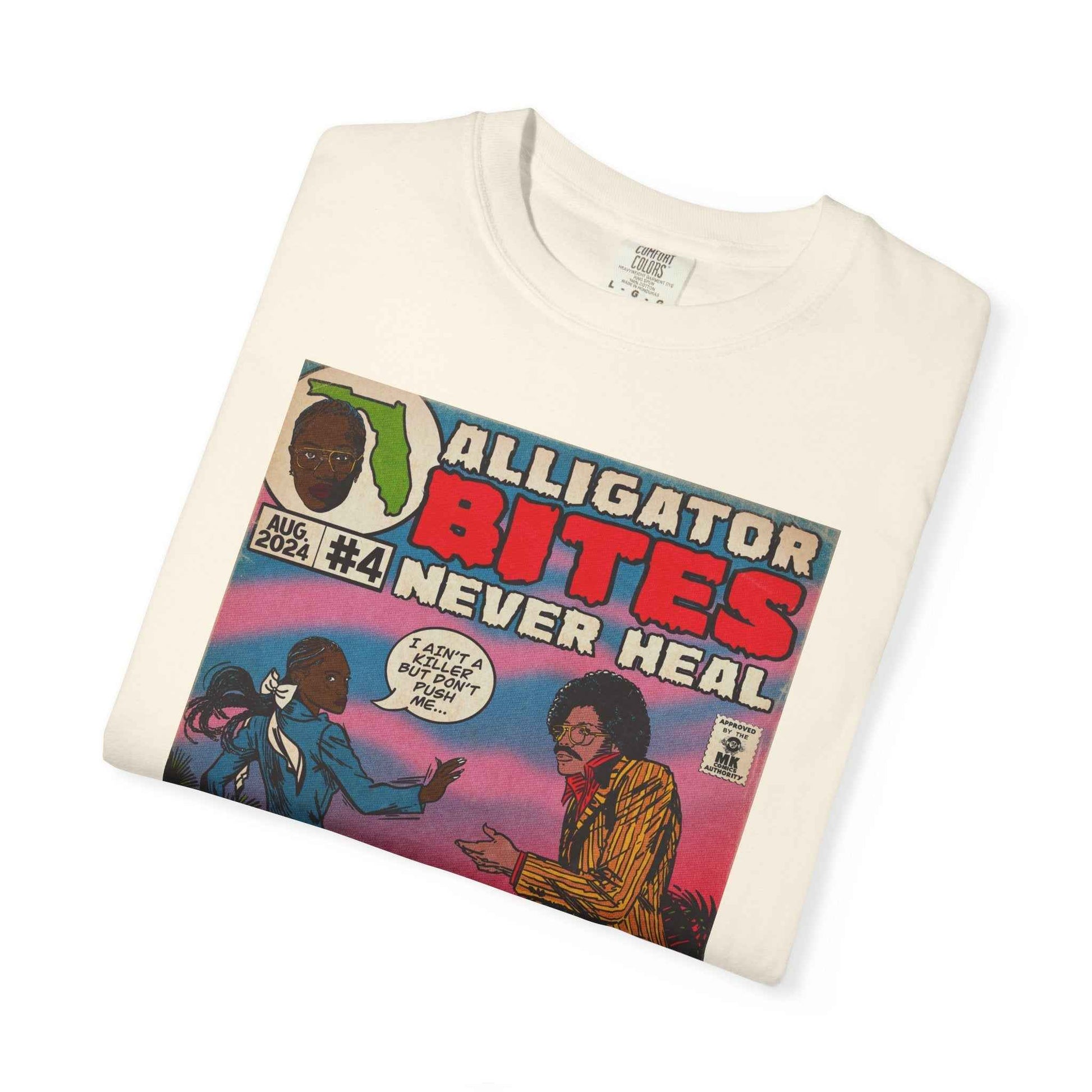 Denial is a River - Alligator Bites - Unisex Comfort Colors T-shirt