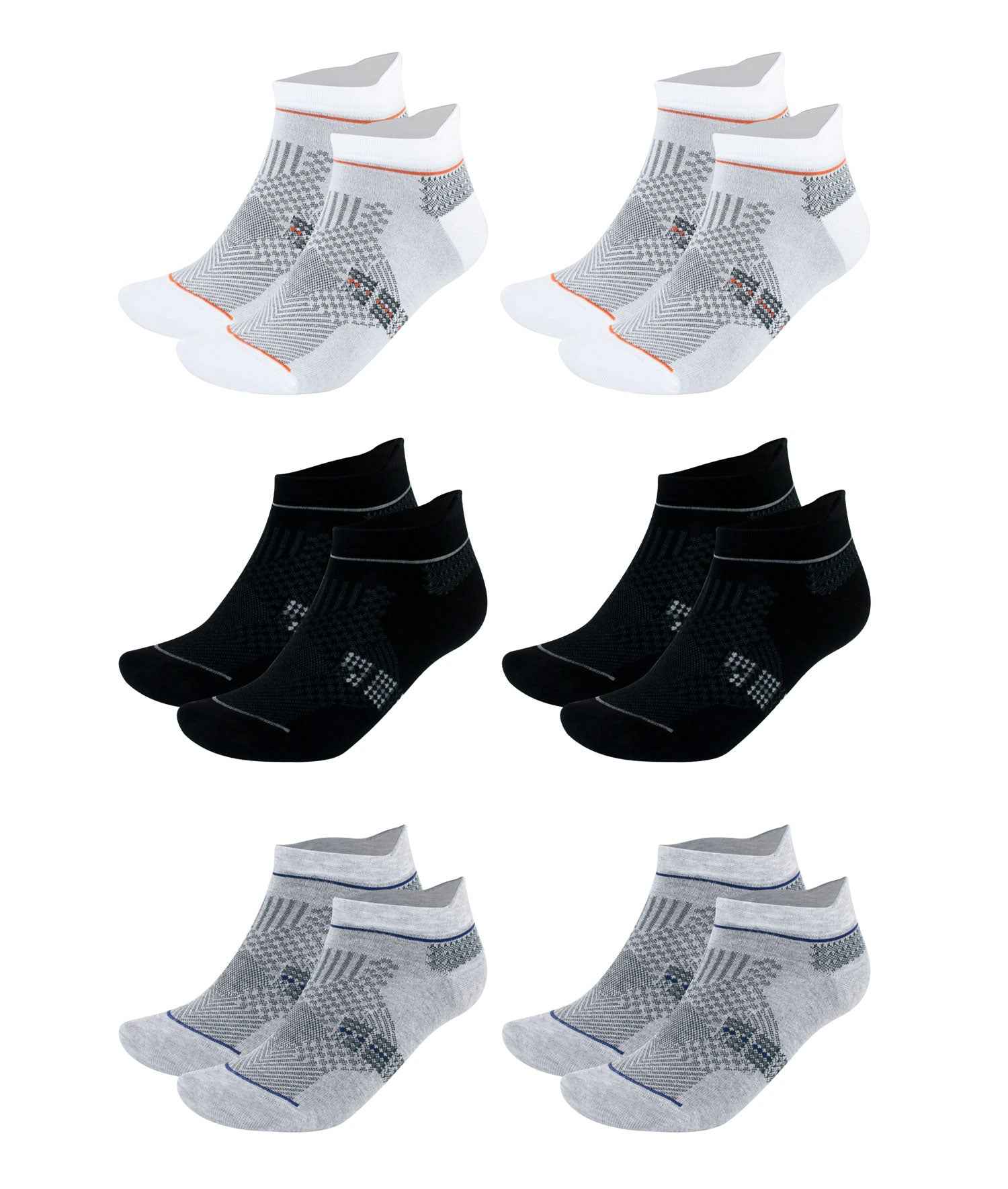Men's & Women's Bamboo Ankle Socks 6-Pack