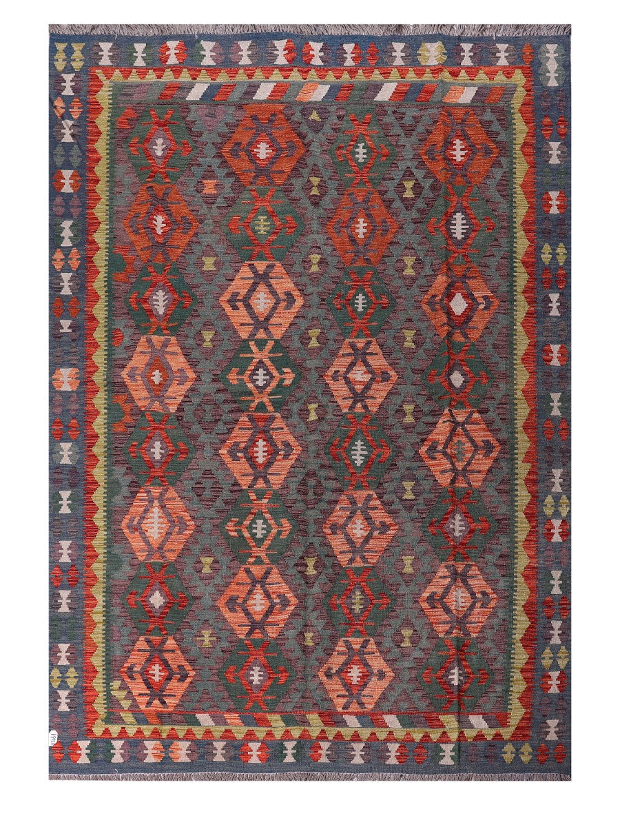 Maimana Afghanistan Kilim Rug - 291 x201 cm