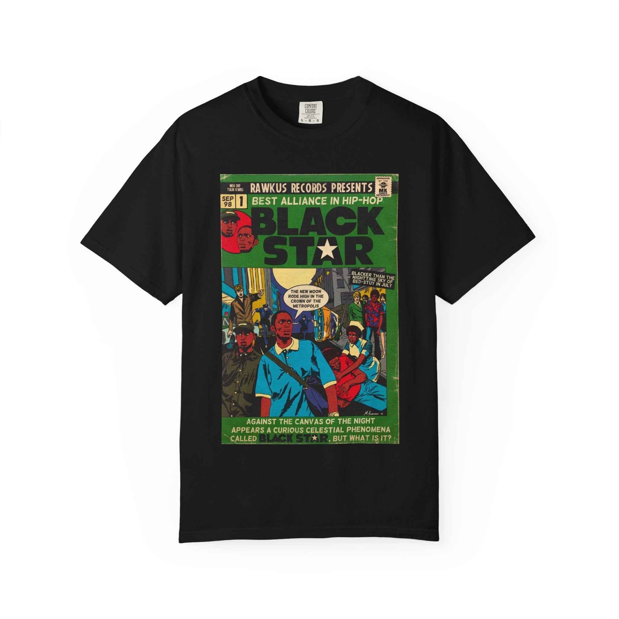 Black Star - Unisex Comfort Colors T-shirt