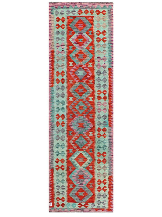 Maimana Afghanistan Kilim Runner - 289 x 91 cm