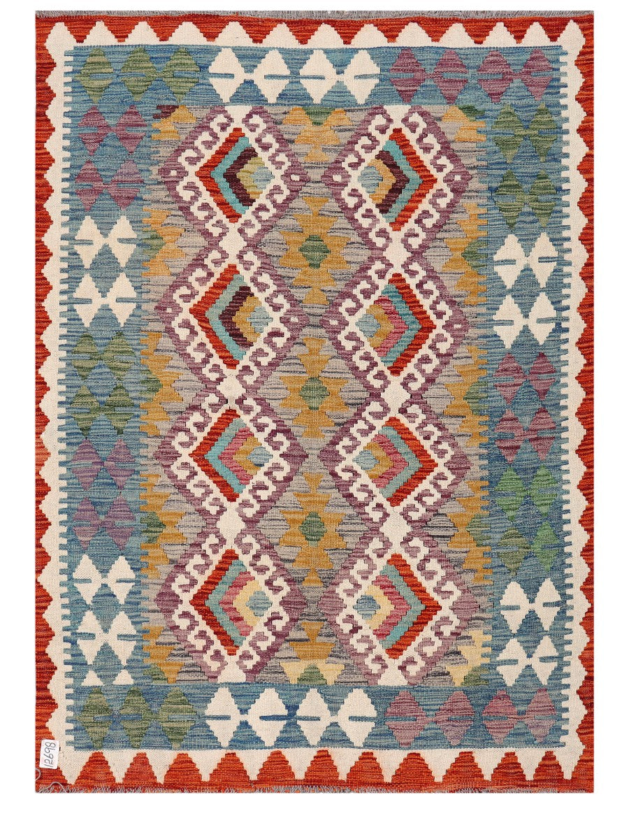 Maimana Afghanistan Kilim Rug - 168 x120 cm