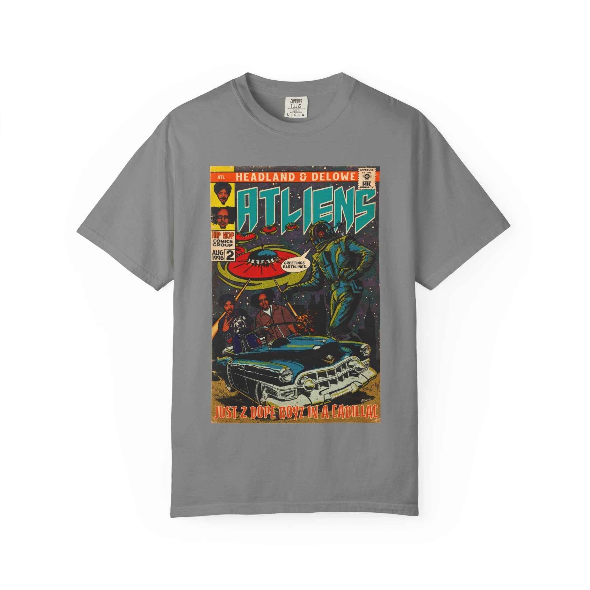 ATLiens - 2 Dope Boyz in a Cadillac - Unisex Comfort Colors T-shirt
