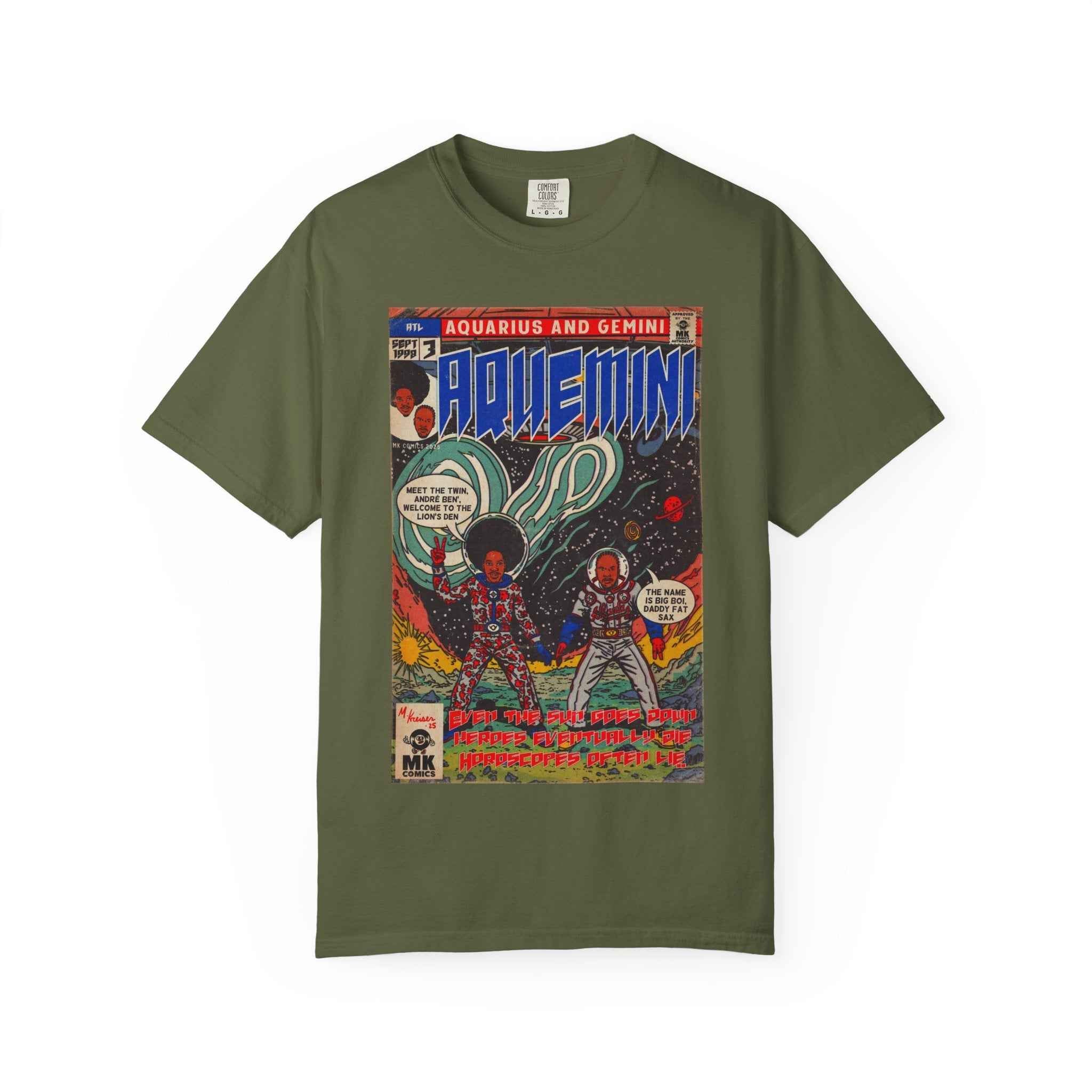 Aquemini - Comic Book Art - Unisex Comfort Colors T-shirt