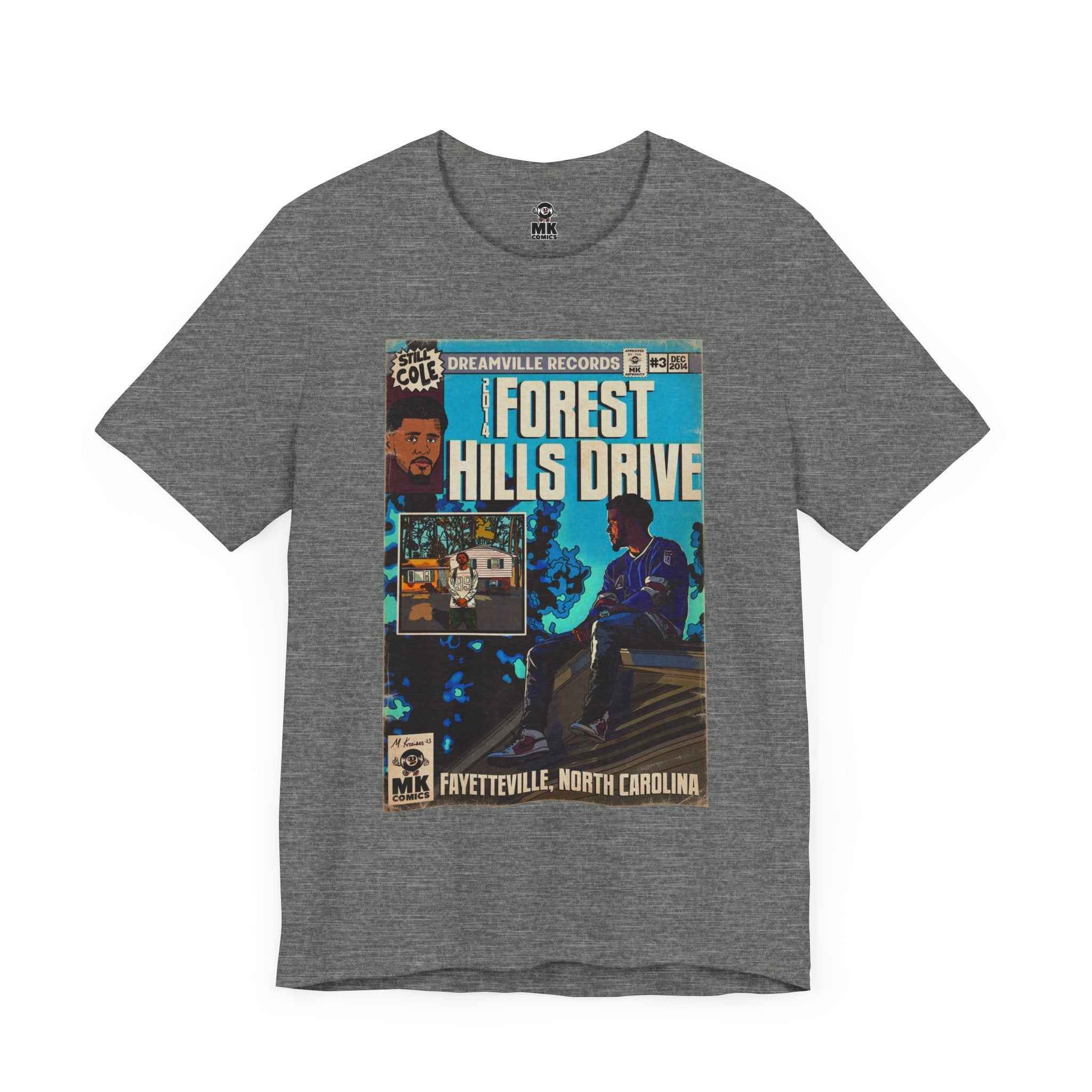 2014 Forest Hills Drive - Comic Book Art -  Unisex Jersey Short Sleeve Tee