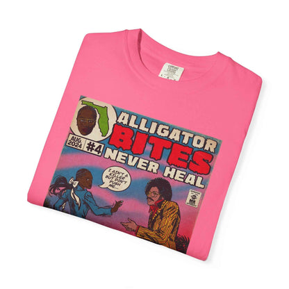 Denial is a River - Alligator Bites - Unisex Comfort Colors T-shirt