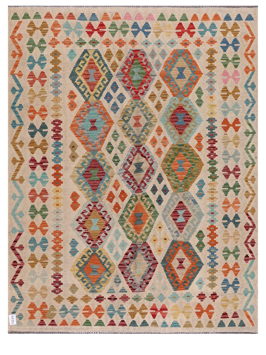 Maimana Afghanistan Kilim Rug - 197 x155 cm