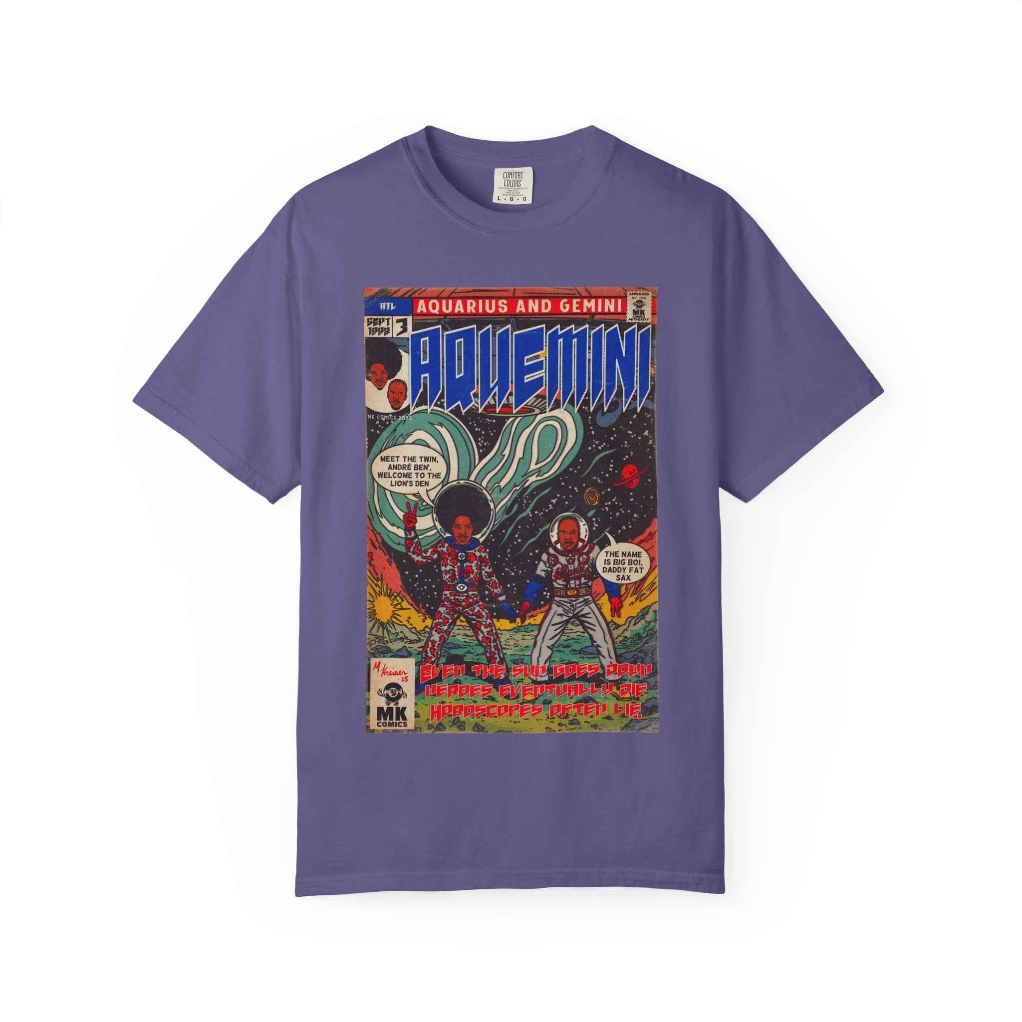 Aquemini - Comic Book Art - Unisex Comfort Colors T-shirt