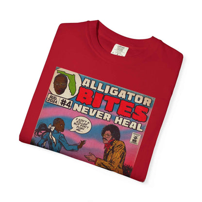 Denial is a River - Alligator Bites - Unisex Comfort Colors T-shirt