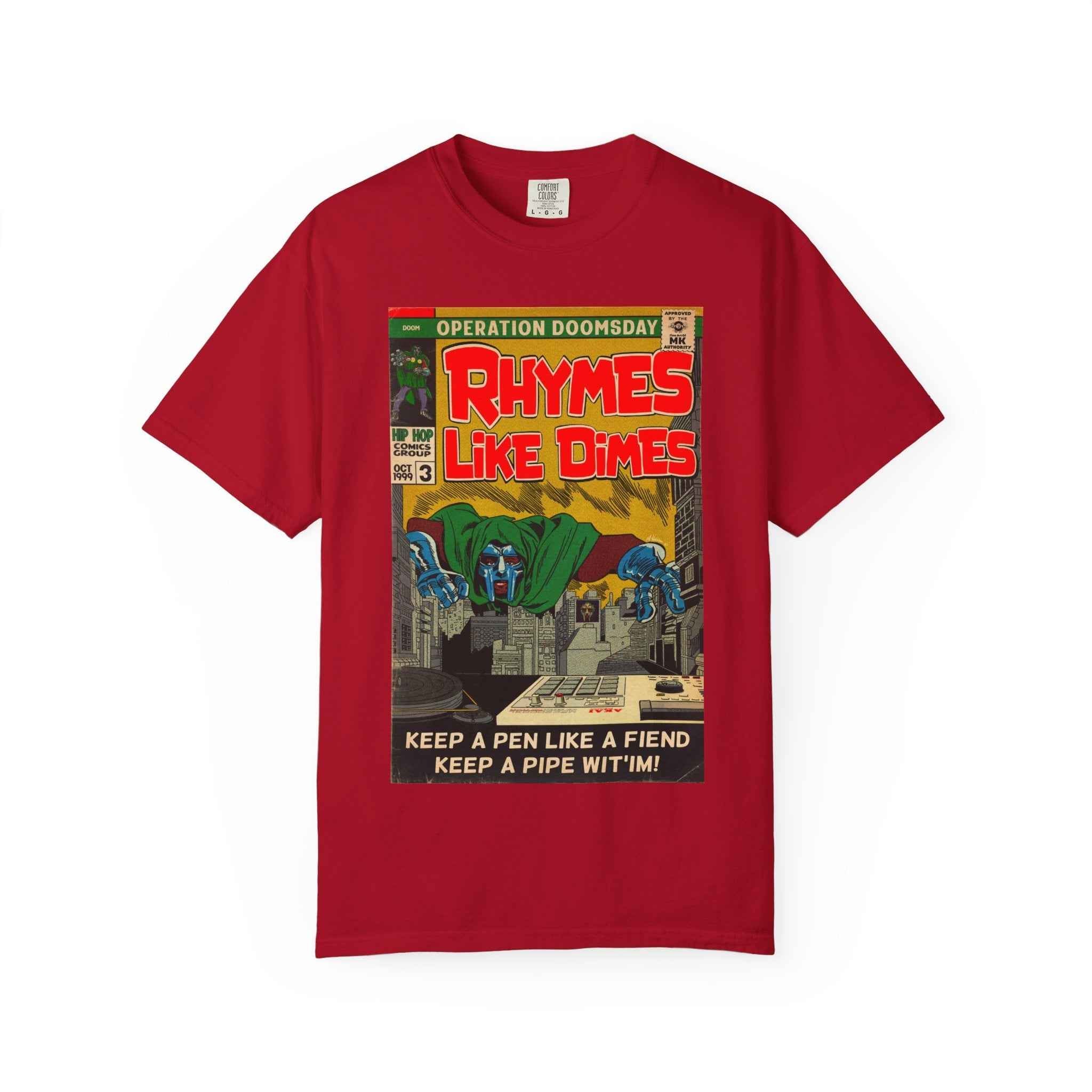 Rhymes Like Dimes - Unisex Comfort Colors T-shirt