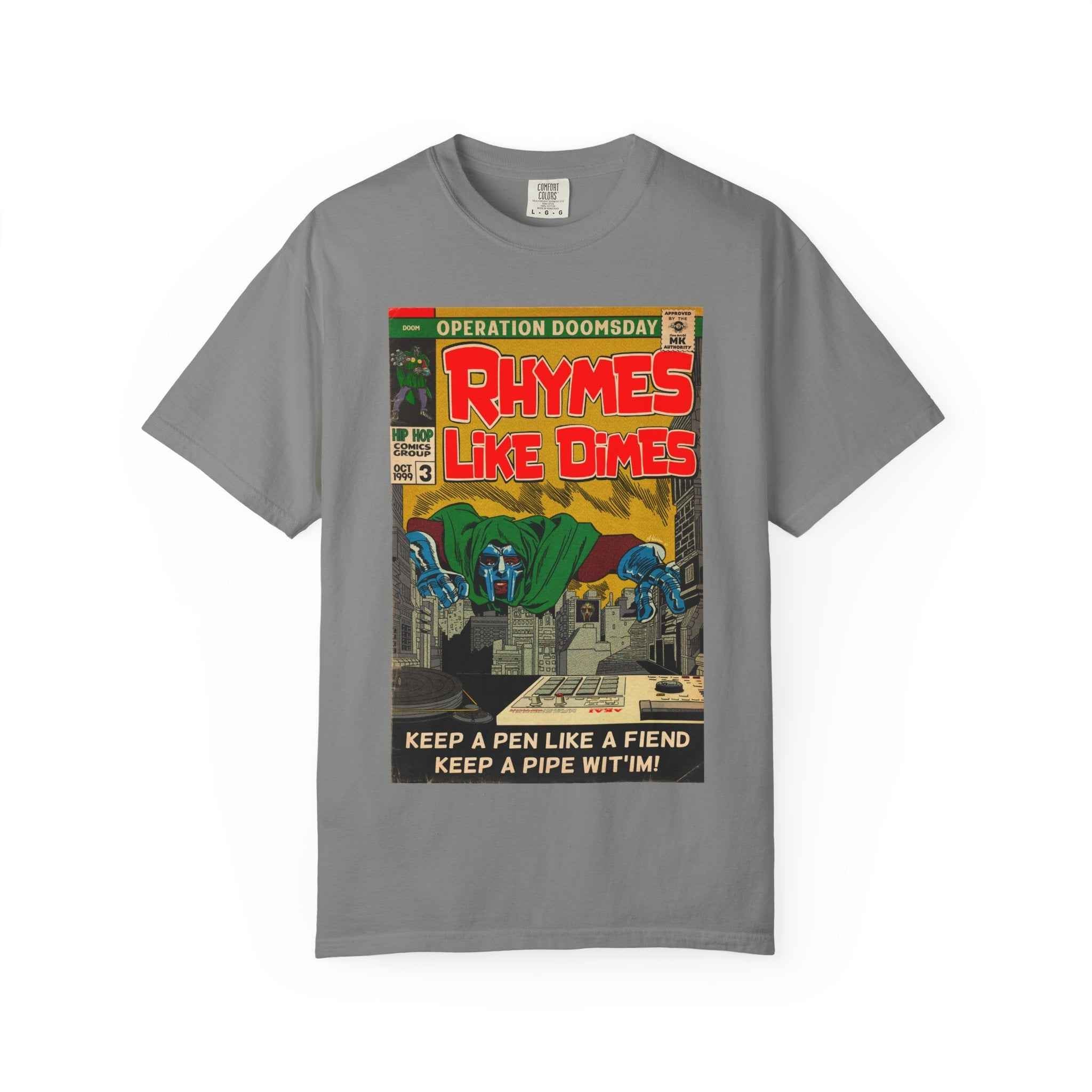 Rhymes Like Dimes - Unisex Comfort Colors T-shirt