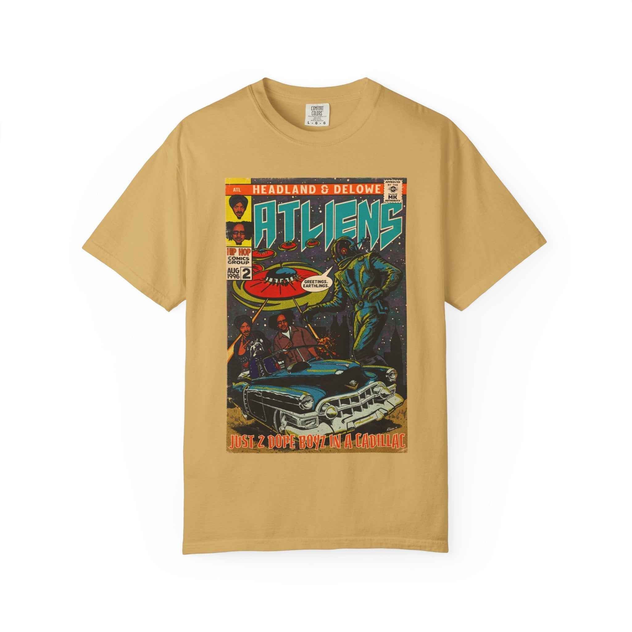 ATLiens - 2 Dope Boyz in a Cadillac - Unisex Comfort Colors T-shirt