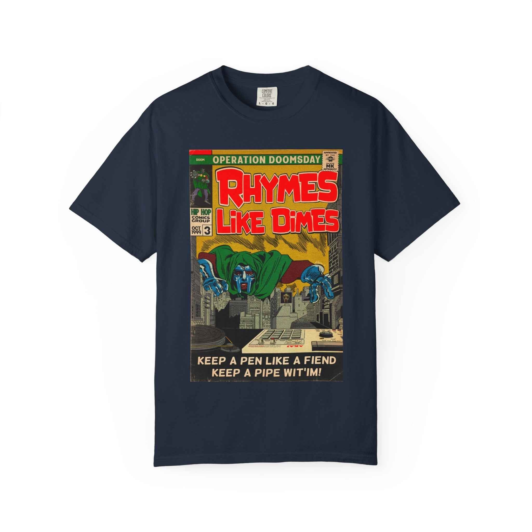 Rhymes Like Dimes - Unisex Comfort Colors T-shirt