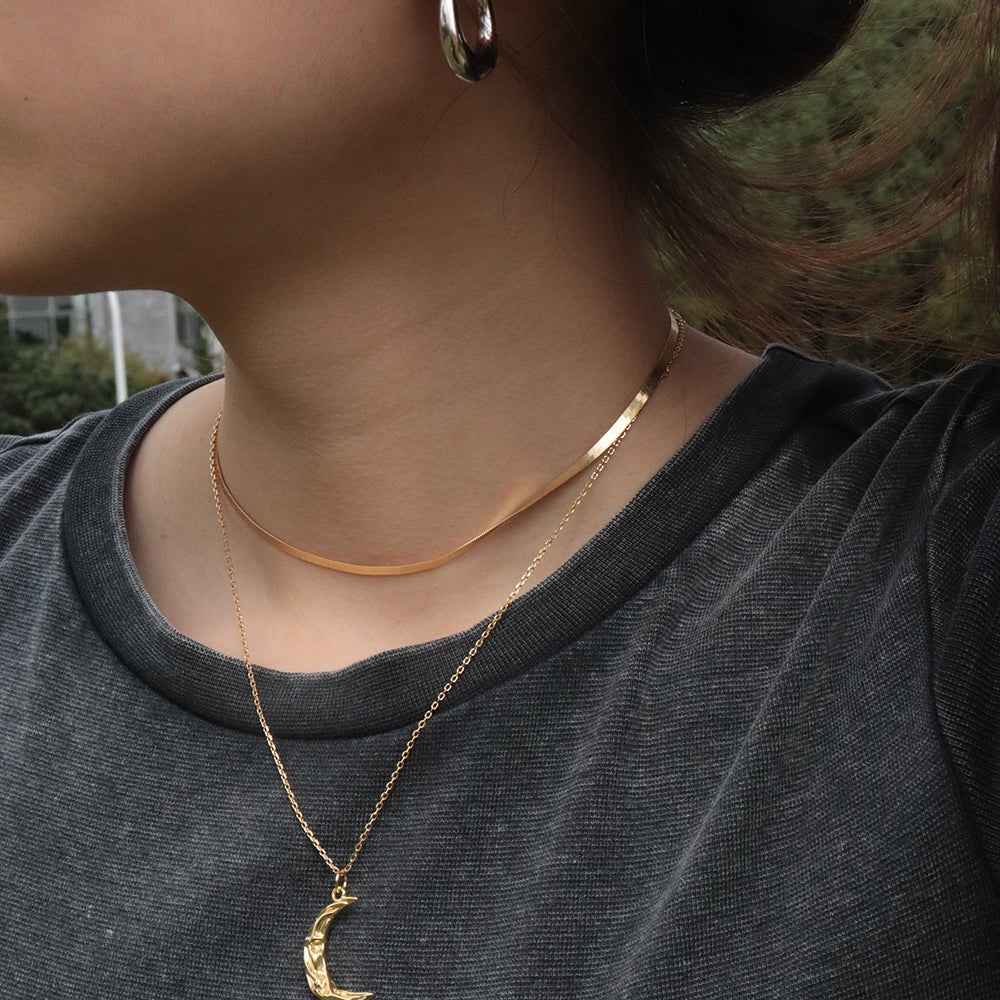 18K GOLD PLATED CHAIN NECKLACE