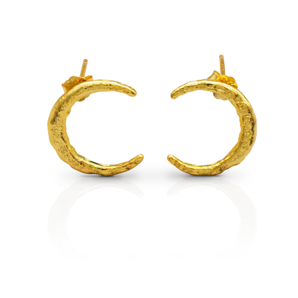 BOUCLES D'OREILLES À CHARME LUNE