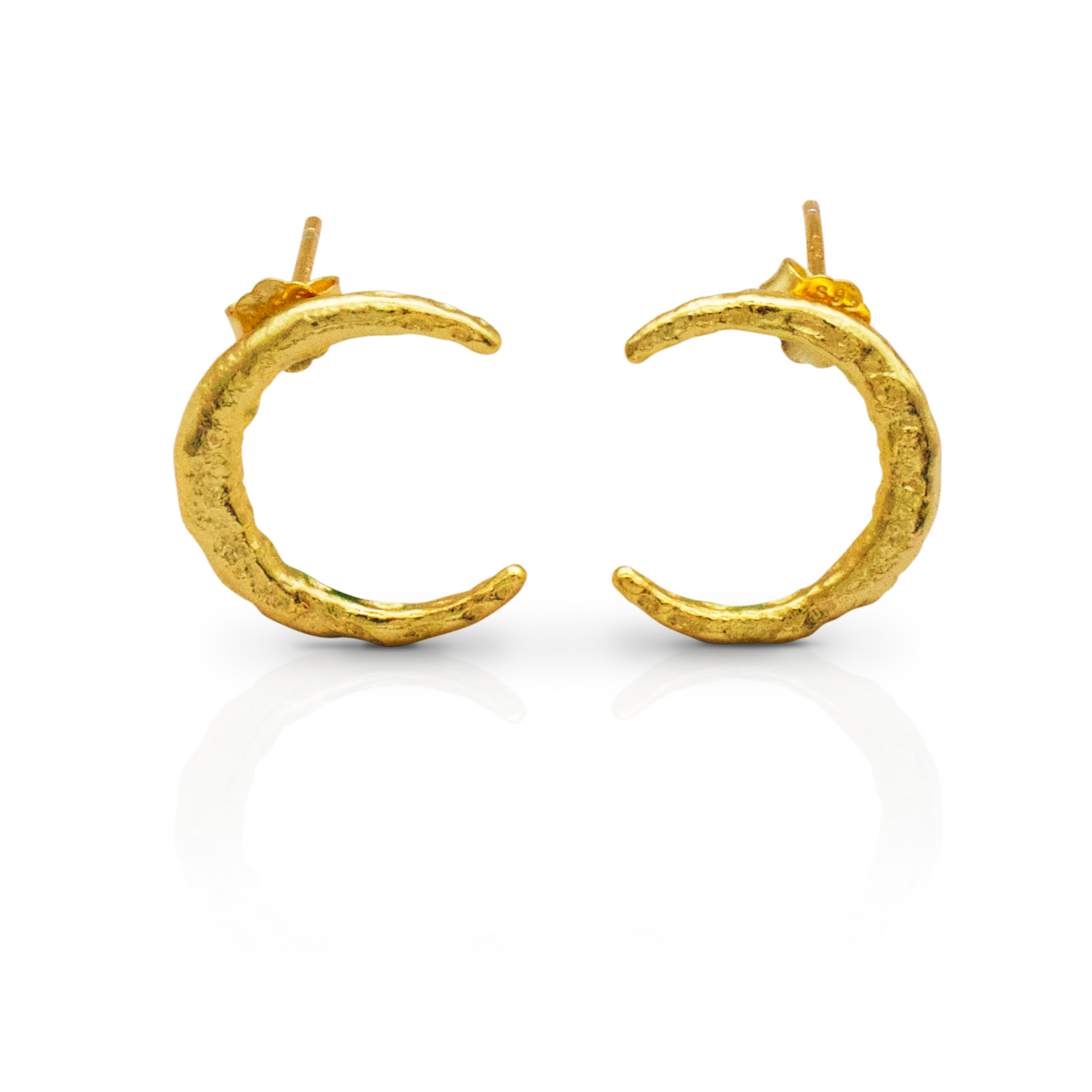 BOUCLES D'OREILLES À CHARME LUNE