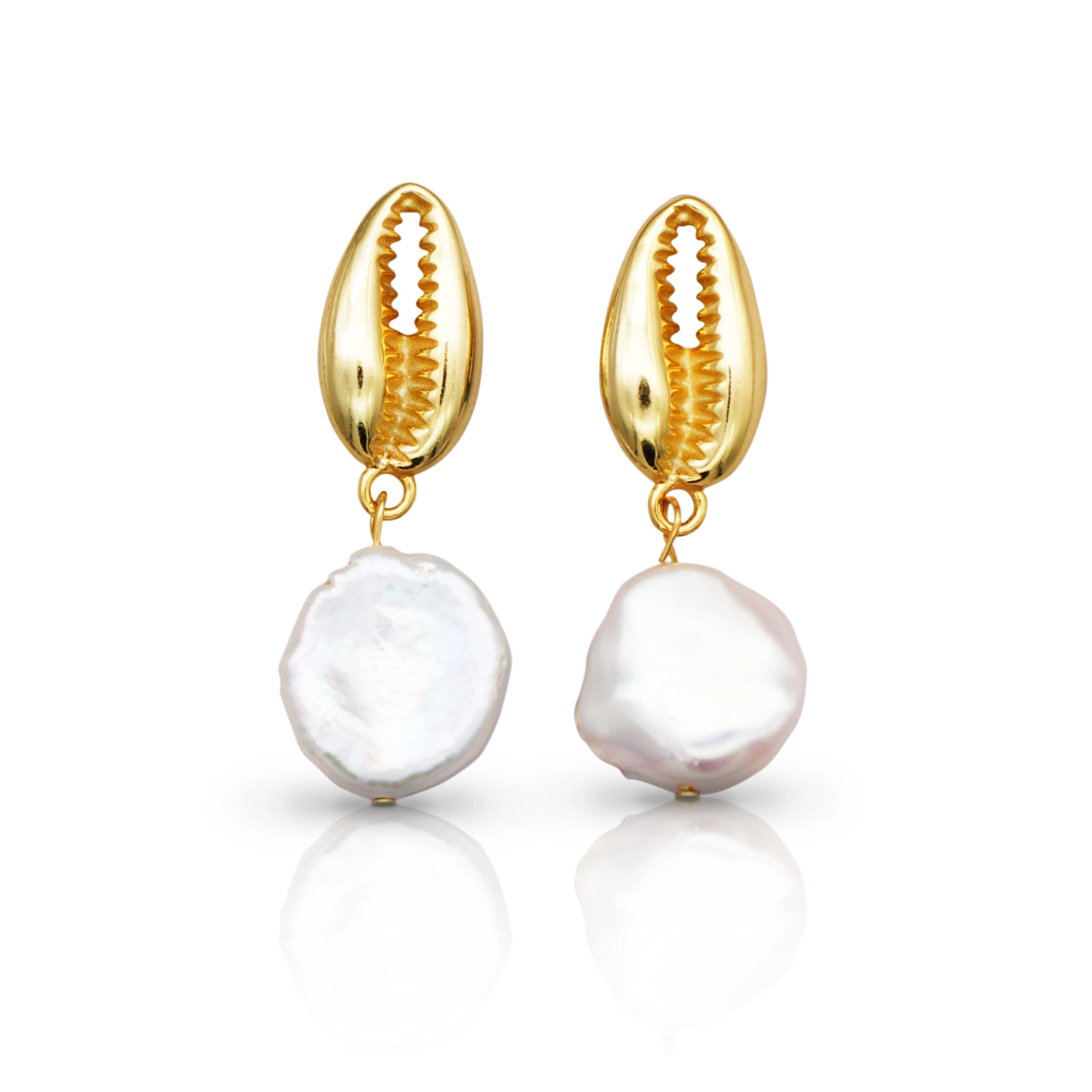 Pendientes Coquille d'Or