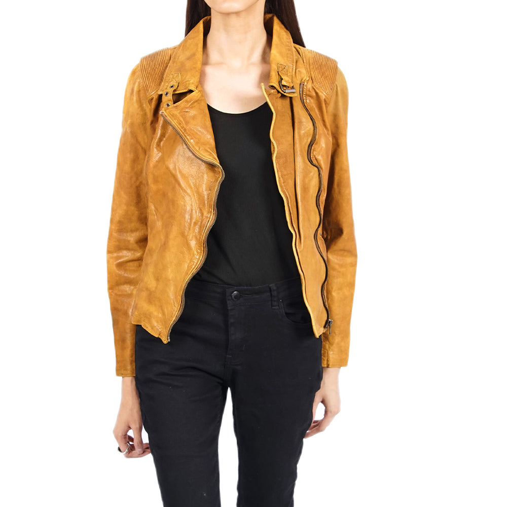Elisa Vintage Leather Jacket