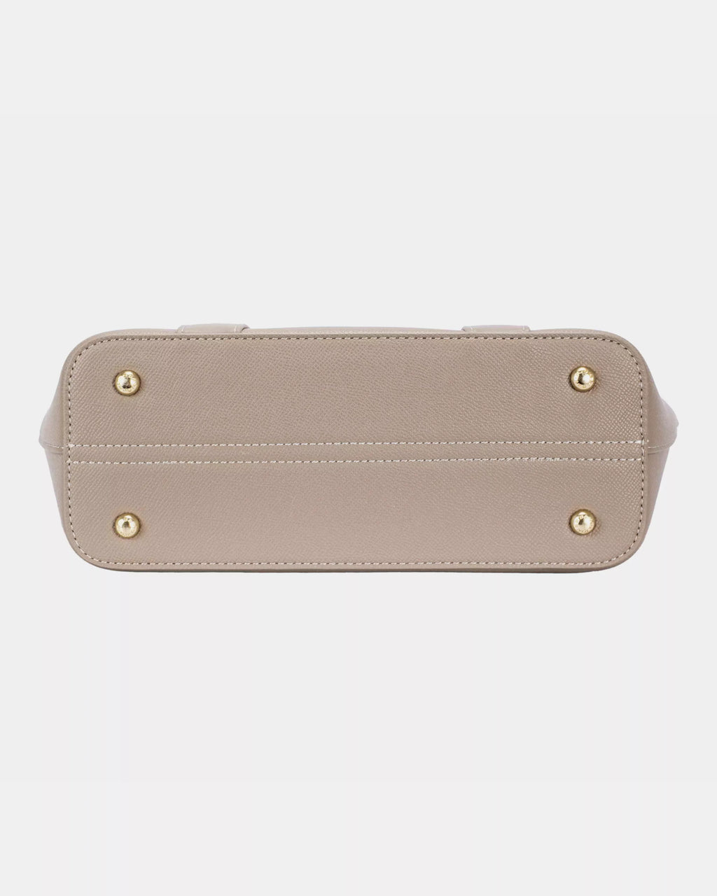 David Jones Leather Tote Bag with Gold Hardware