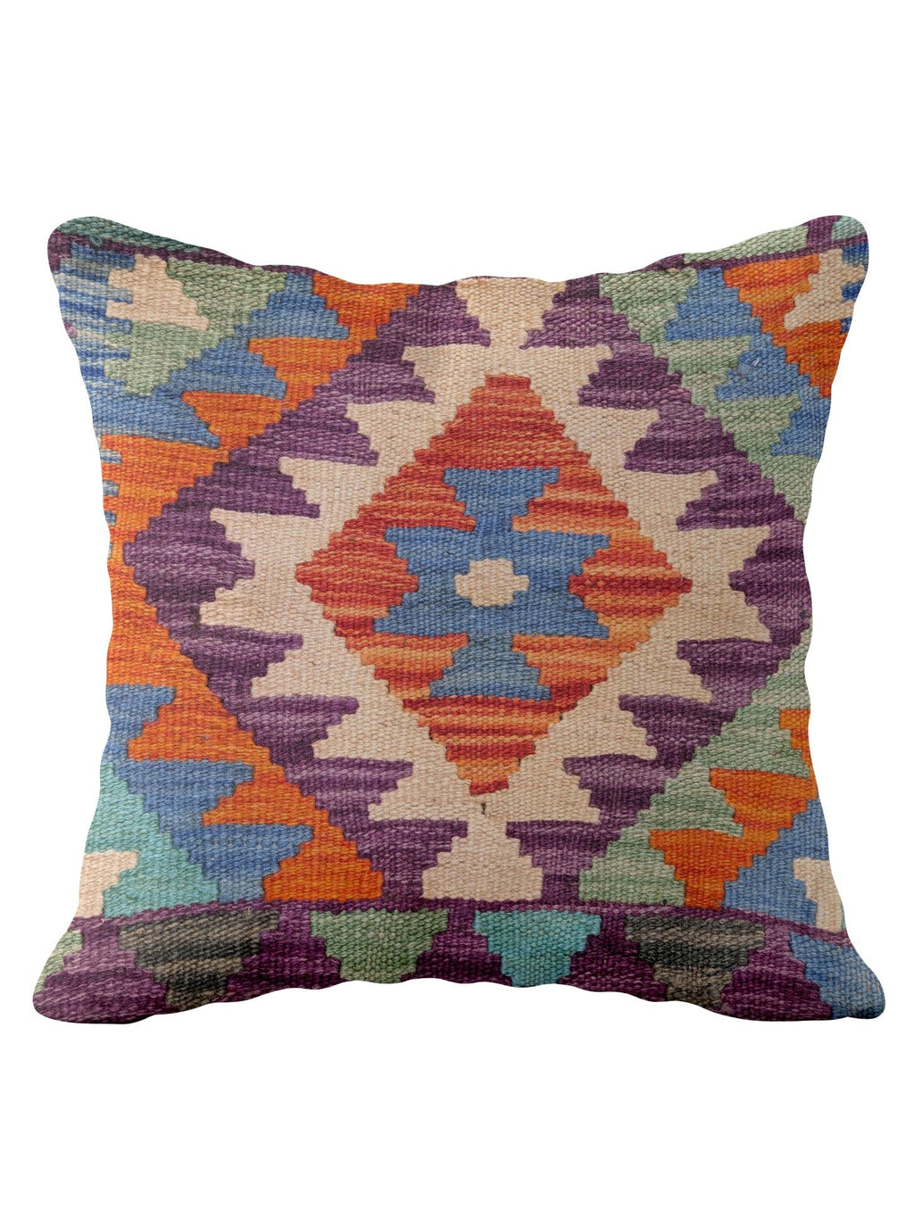 Afghan Kilim Cushion Cover - 45 x 45 cm
