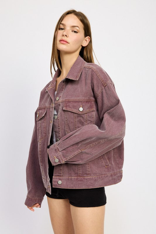 Emory Park Oversized Denim Shacket