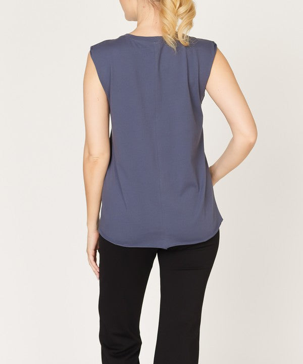 Fabina Cotton Jersey Muscle Tank (New Style)