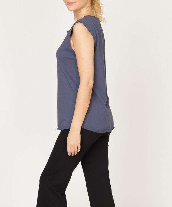 Fabina Cotton Jersey Muscle Tank (New Style)