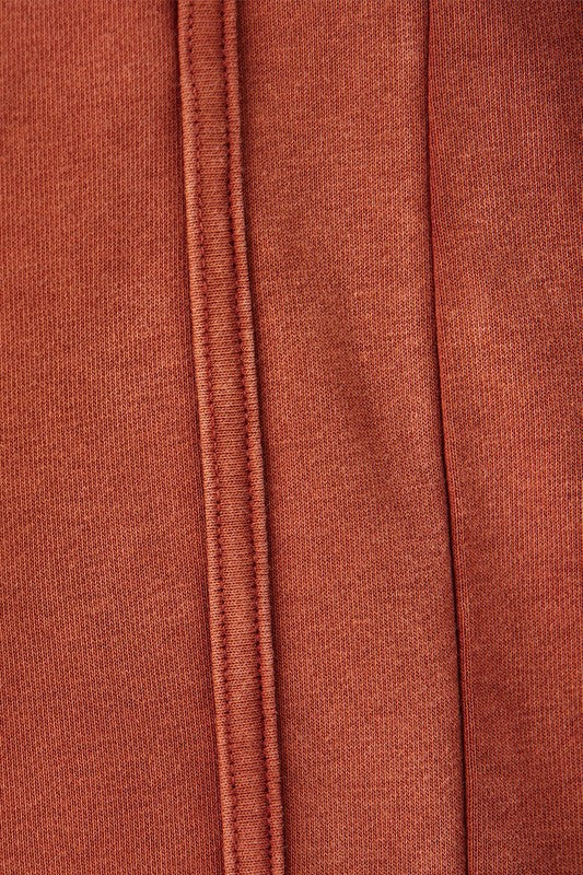 Plus Dolphin Tail Wide Leg Mineral Washed Pants