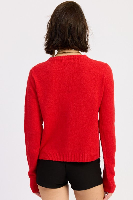 Emory Park Fitted Button Up Cardigan