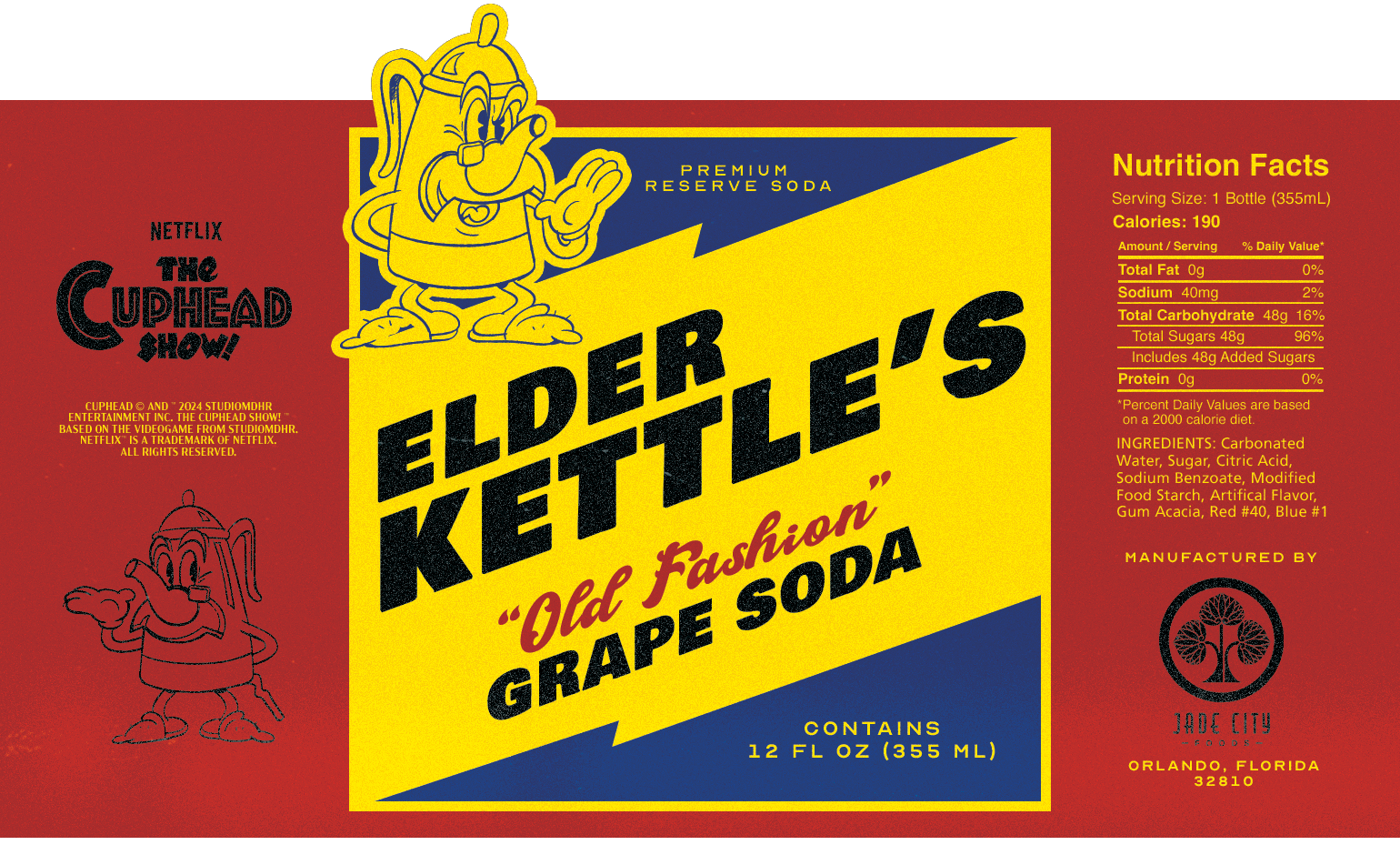 Elder Kettle's Grape Soda