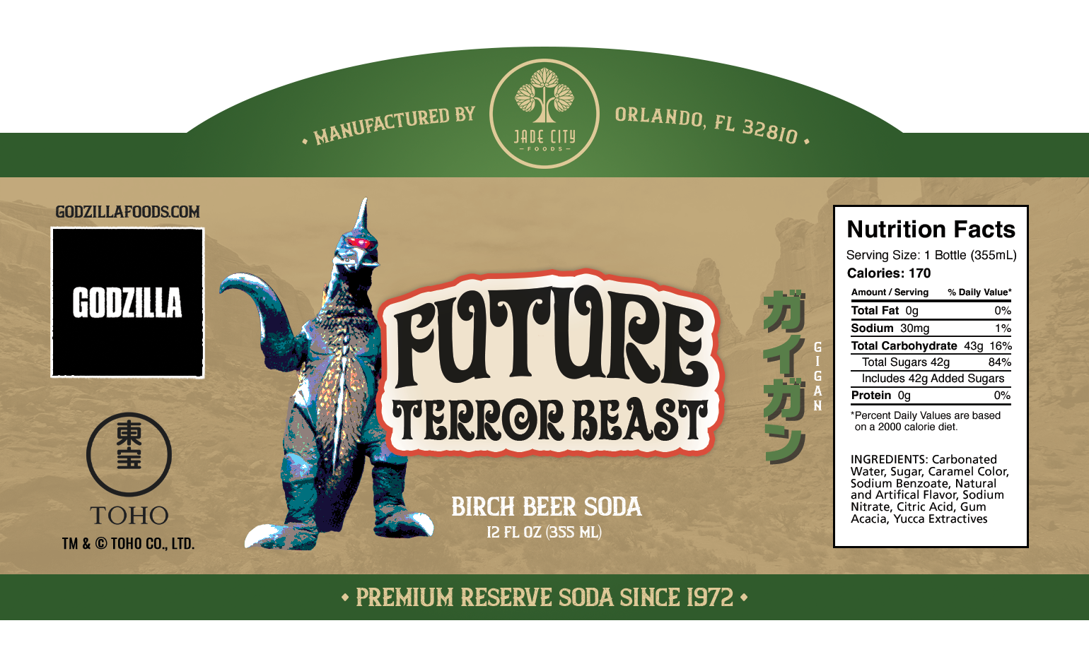 Godzilla Soda 6-Pack