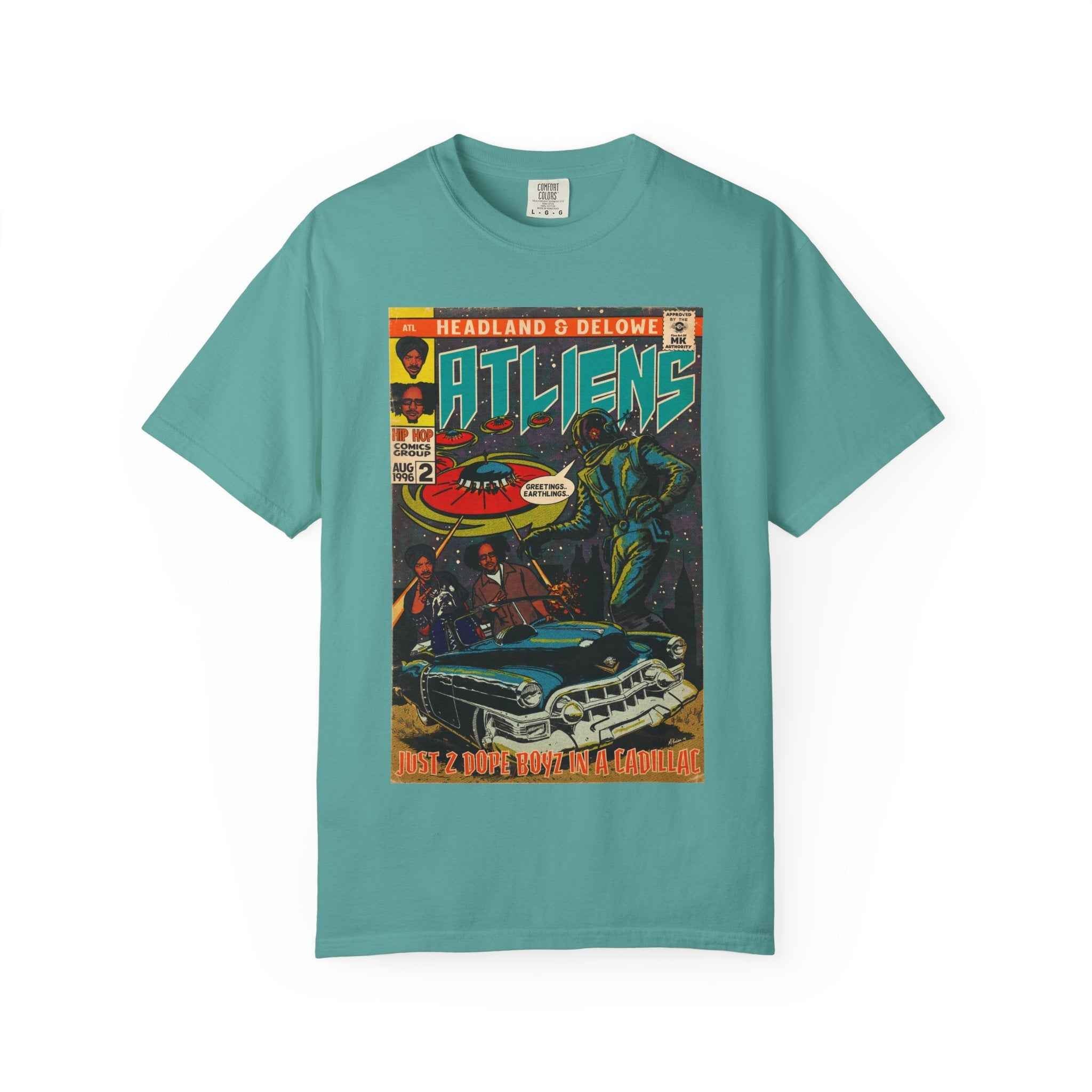 ATLiens - 2 Dope Boyz in a Cadillac - Unisex Comfort Colors T-shirt