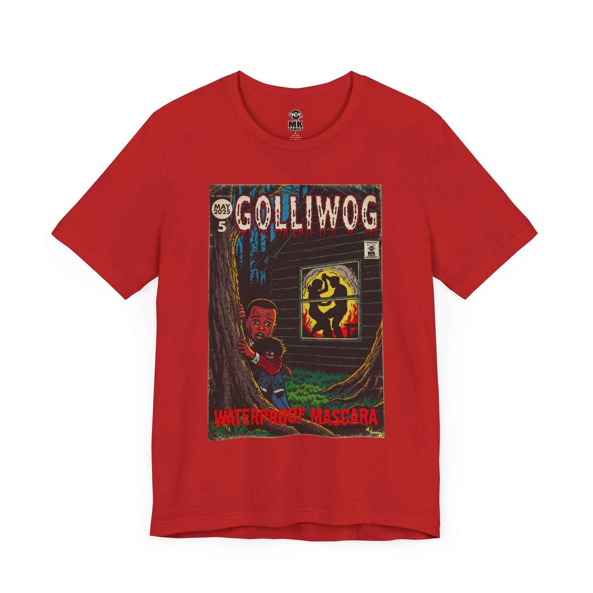 Waterproof Mascara - Golliwog - Unisex Jersey Short Sleeve Tee