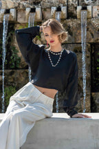 Remi White Wide-Leg Pants – Elegant Women's High-Waist Trousers