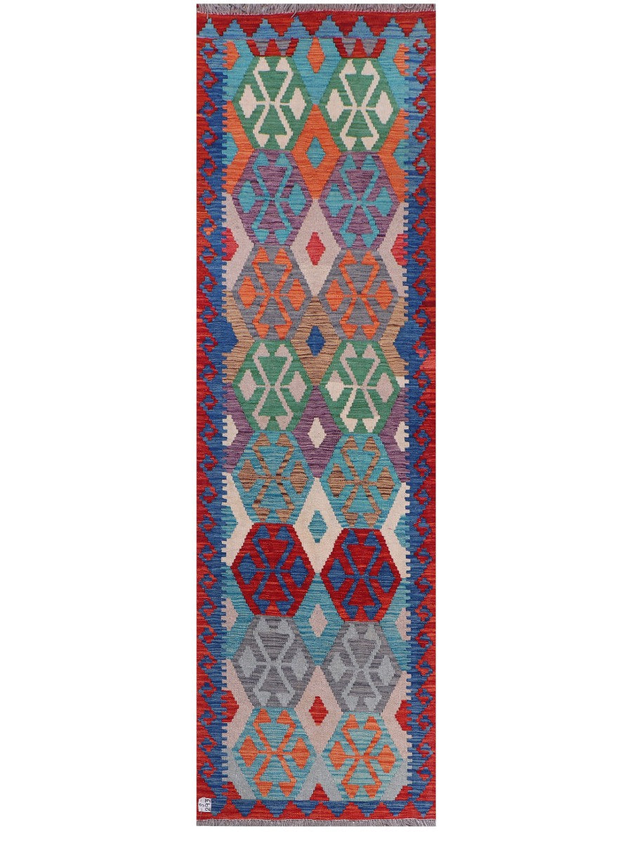 Maimana Afghanistan Kilim Runner - 278 x 81 cm