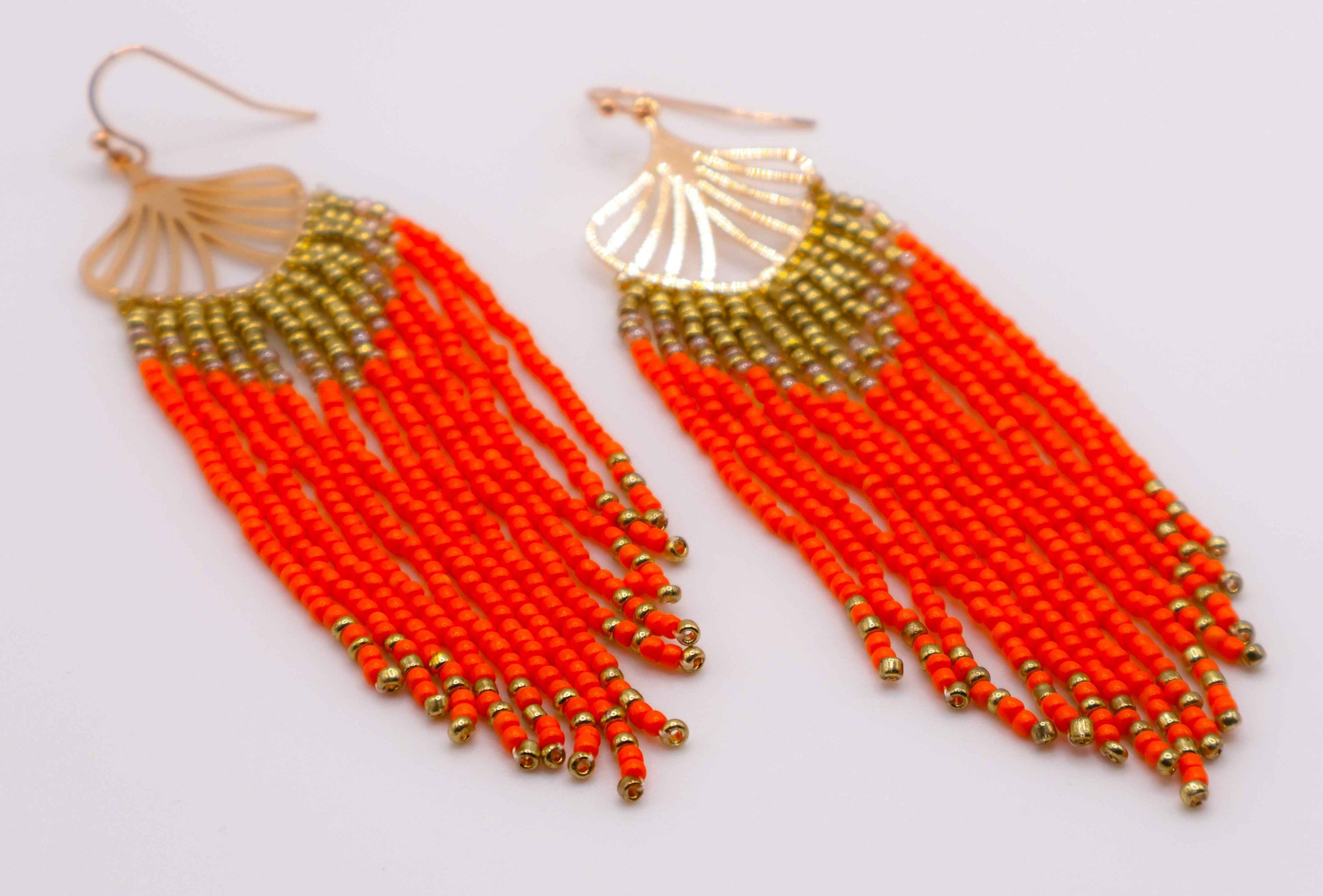 Boucles d'oreilles Feuilles d'Or – Boucles d'oreilles de luxe en feuille d'or