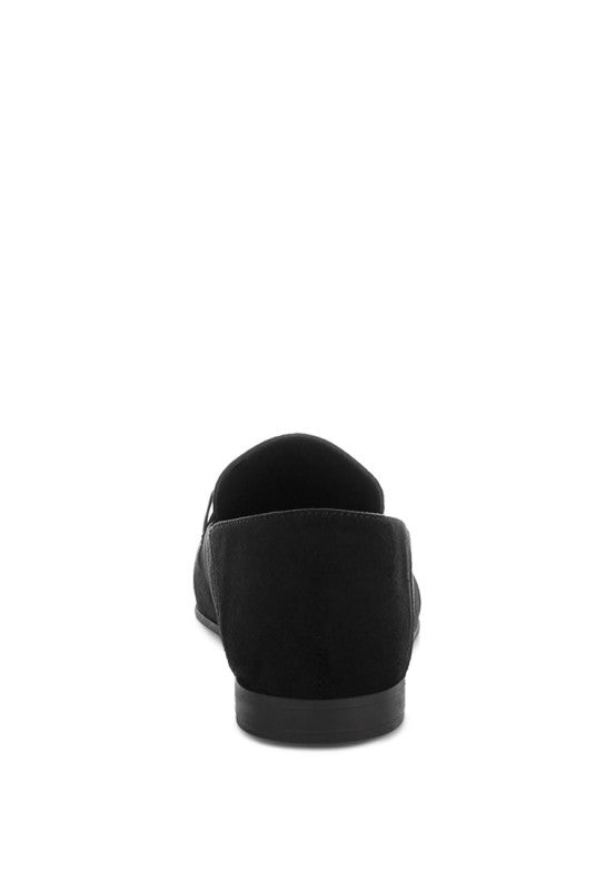 Noltas Horsebit Embellished Flat Loafers