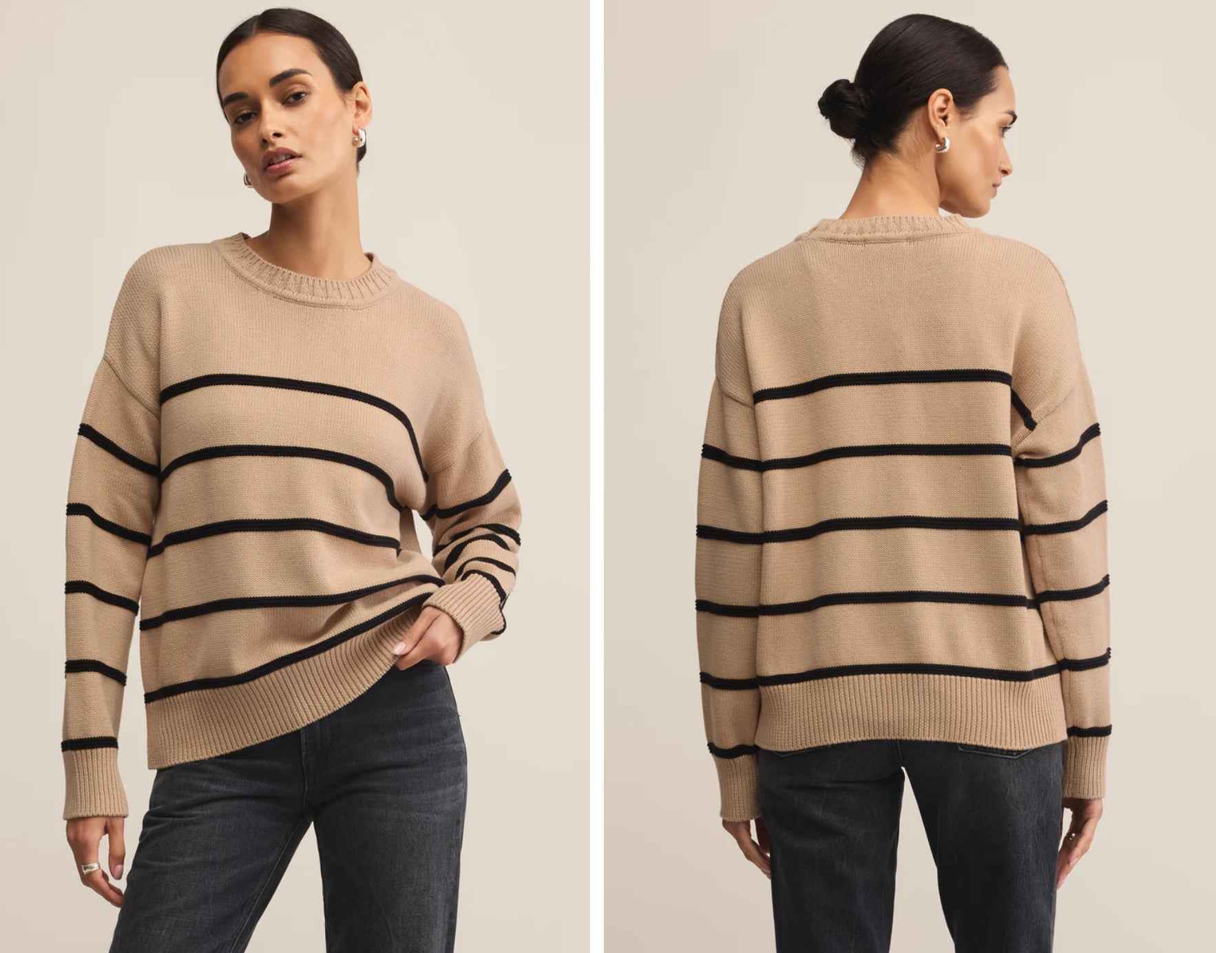 Z Supply - Boyfriend Striped Cotton Sweater