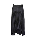 Maryanne Black Pleated Skirt – Stylish Women’s Midi Skirt