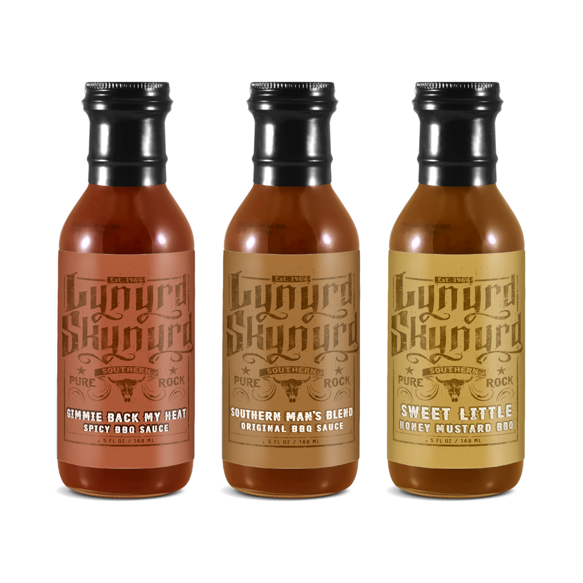Lynyrd Skynyrd BBQ Sauce 3-Pack