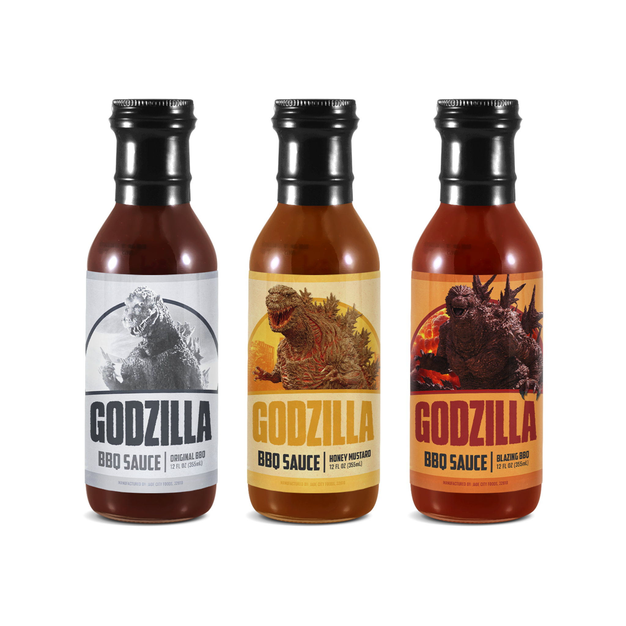 Godzilla's BBQ Sauce 3-Pack