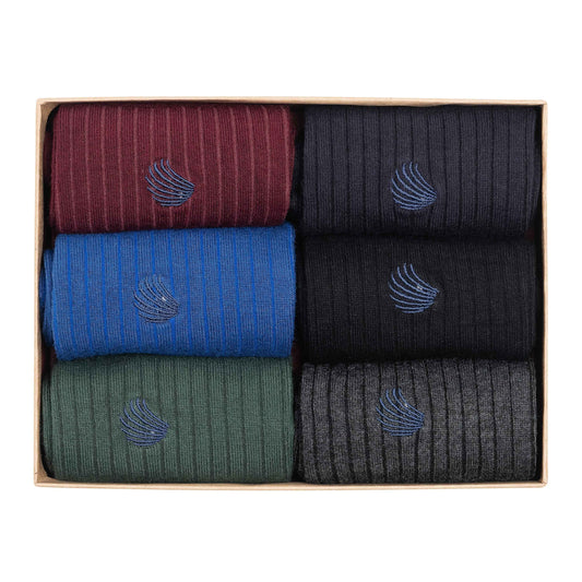 Men’s Bamboo Dress & Trouser Socks 6-Pack - 419