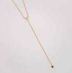 Gilded Triangle Delight Necklace